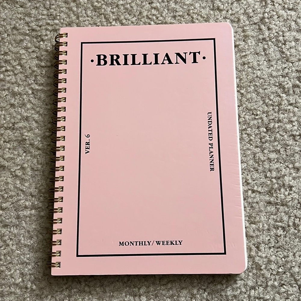 Planners set of 2 monthly/weekly